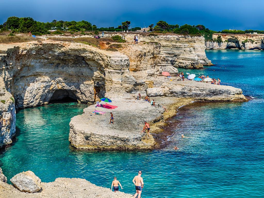 Luxury Beach Villa Puglia Italy Пульсано Экстерьер фото